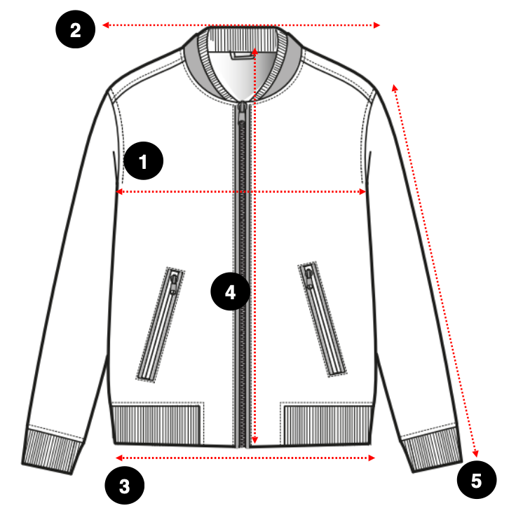 Bomber Gödəkçə Size Guide
