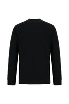 Qara Crew Neck Adi Fit Pambıq Naxışlı Sweatshirt