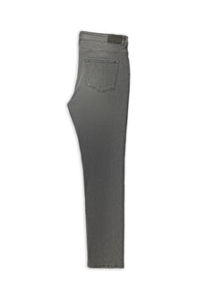 Orta Boz 4 damcı rahatlayan likra denim şalvar