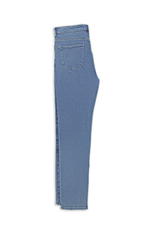 Solğun Mavi 6 damcı Adi Fit Standart Kəsimli Likra Denim Şalvar