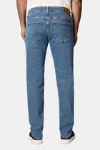 Solğun Mavi 6 damcı Adi Fit Standart Kəsimli Likra Denim Şalvar