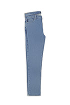 Solğun Mavi 6 damcı Adi Fit Standart Kəsimli Likra Denim Şalvar