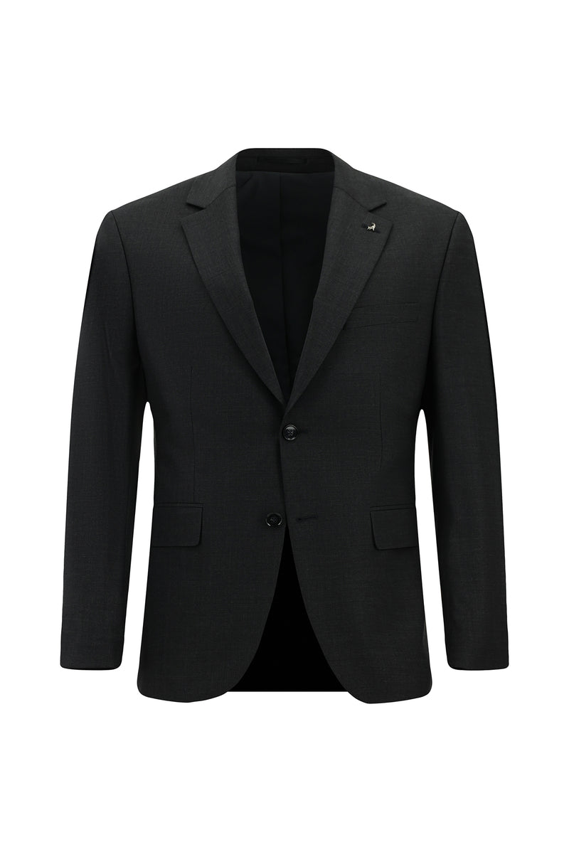 Dumanlı 7 Drop Slim Fit Dar Kəsilmiş Flex Kostyum Yun Kostyum Çanta ilə