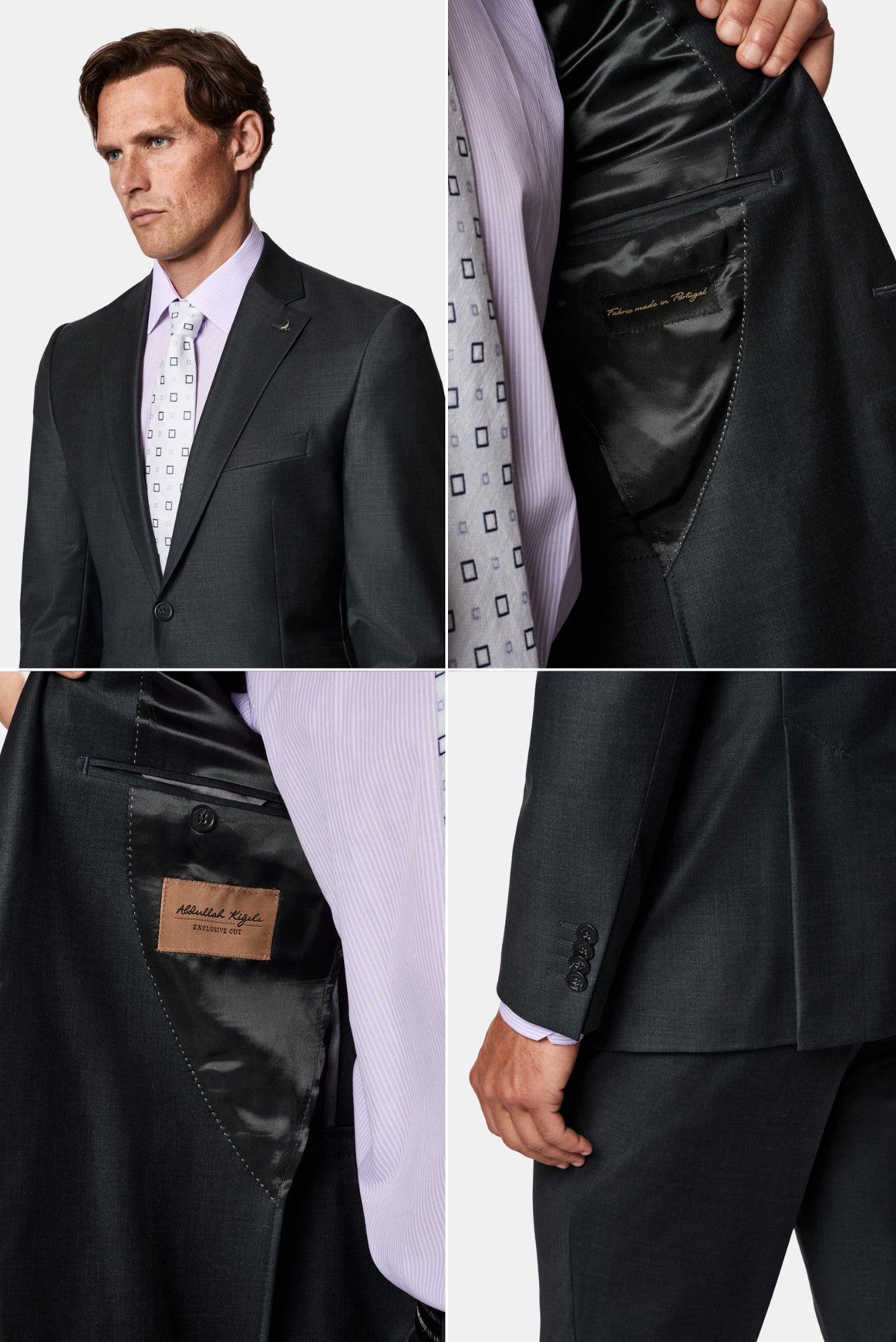 Dumanlı 7 Drop Slim Fit Dar Kəsik Kostyum