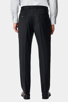 Qara 7 Drop Super Slim Fit Əlavə Dar Kəsilmiş Yun Kostyum