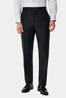 Qara 7 Drop Slim Fit Dar Kəsilmiş Yun Kostyum