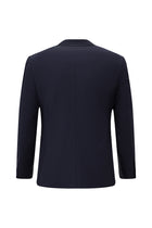 Açıq Dəniz Mavisi 7 Drop Slim Fit Dar Kəsilmiş Yun Kostyum