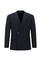 Orta Dəniz Qüvvələri 6 damcı Adi Uyğunluq Standart Kəsilmiş Yun Zolaqlı İkiqat Döşlü Kostyum