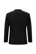 Qara 7 damcı Super Slim Fit Əlavə Dar Kəsilmiş Yun Damalı Elastik Bel İpli Vafli Kostyum