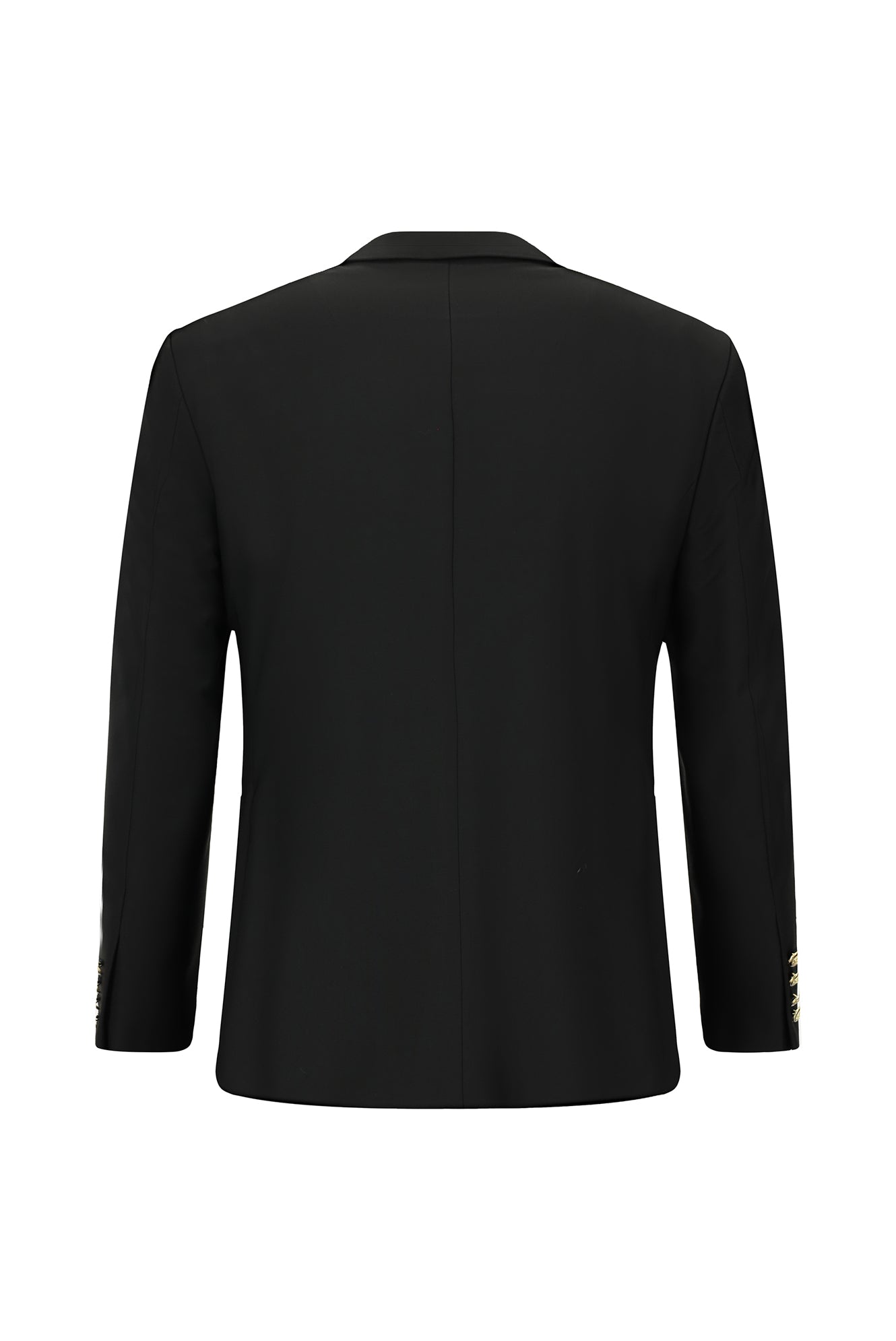 Qara 7 damcı incə uyğun dar kəsimli yun blazer gödəkçə