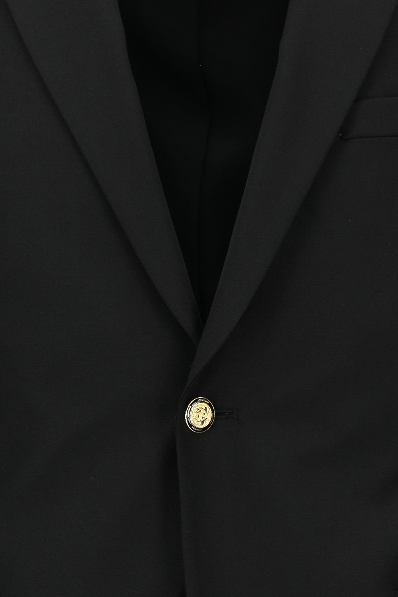 Qara 7 damcı incə uyğun dar kəsimli yun blazer gödəkçə