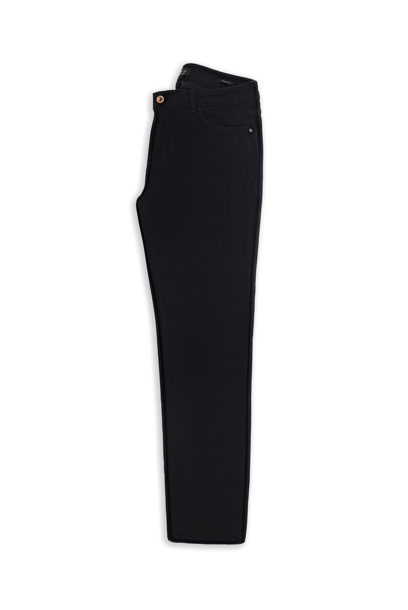 Tünd Dəniz 6 damcı Adi Fit Standart Kəsimli Likra Denim Şalvar