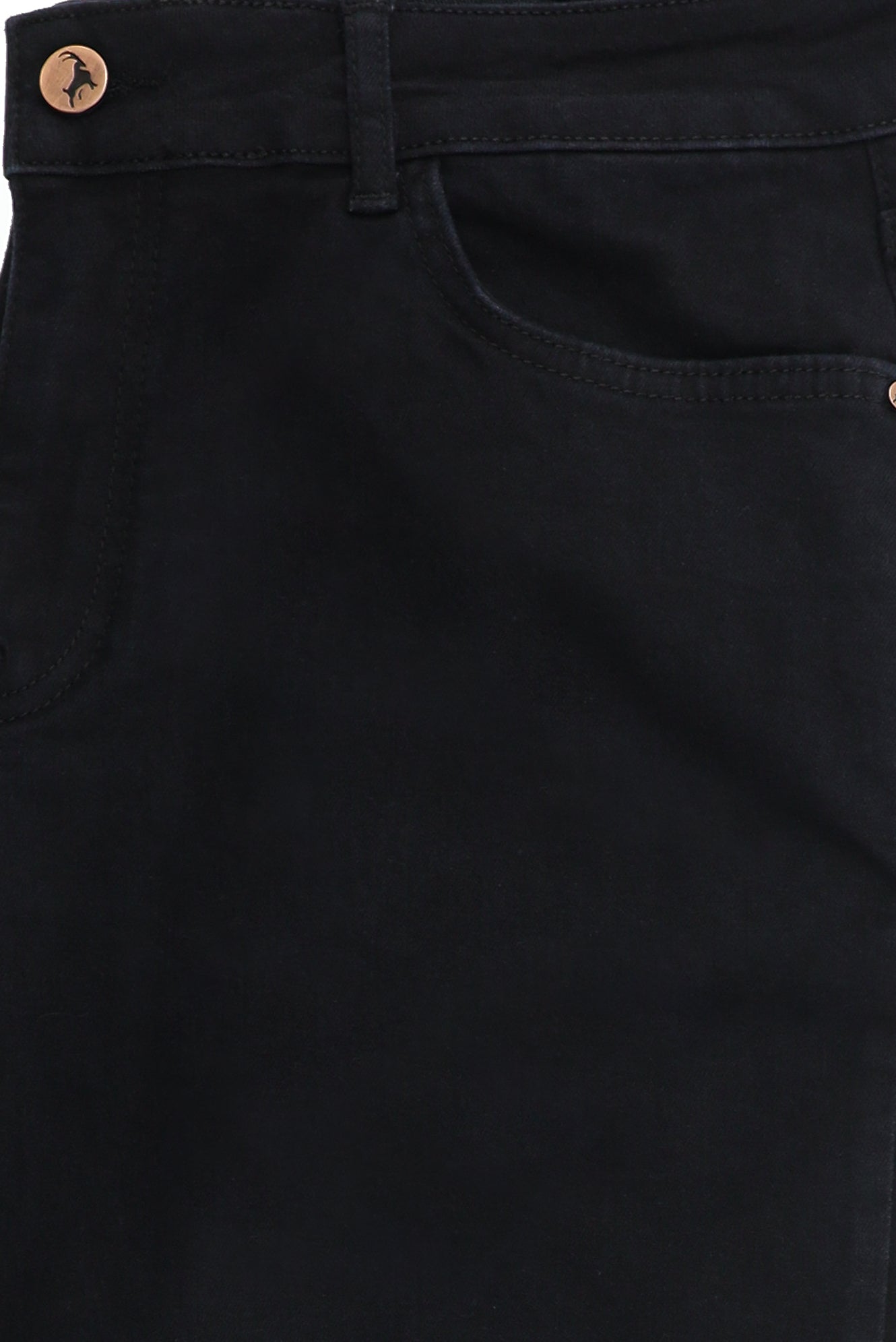 Tünd Dəniz 6 damcı Adi Fit Standart Kəsimli Likra Denim Şalvar