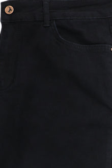 Tünd Dəniz 6 damcı Adi Fit Standart Kəsimli Likra Denim Şalvar