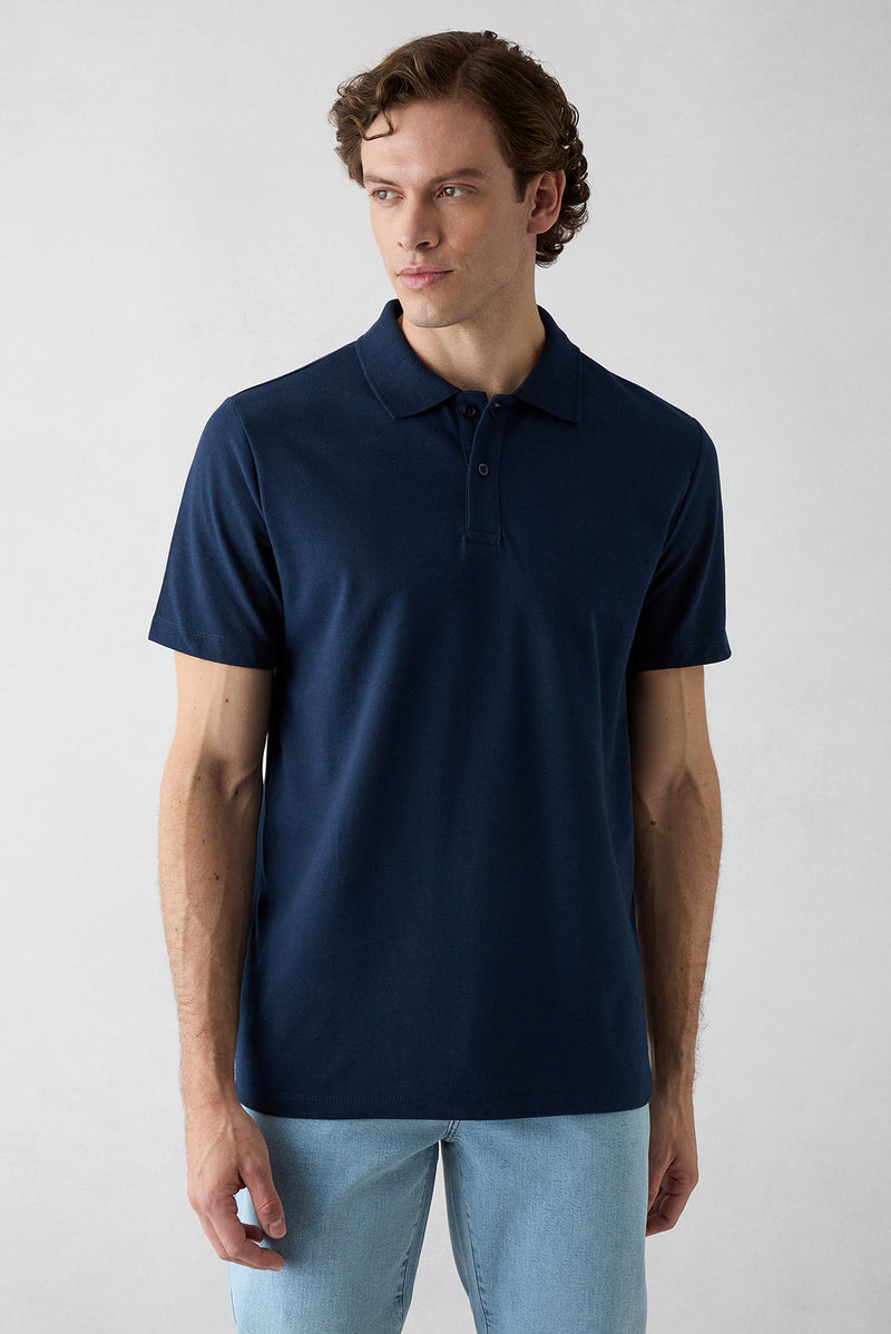 Orta Boz Uzun Kol Regular Fit Non Iron Saten Klasik Pamuk Gömlek