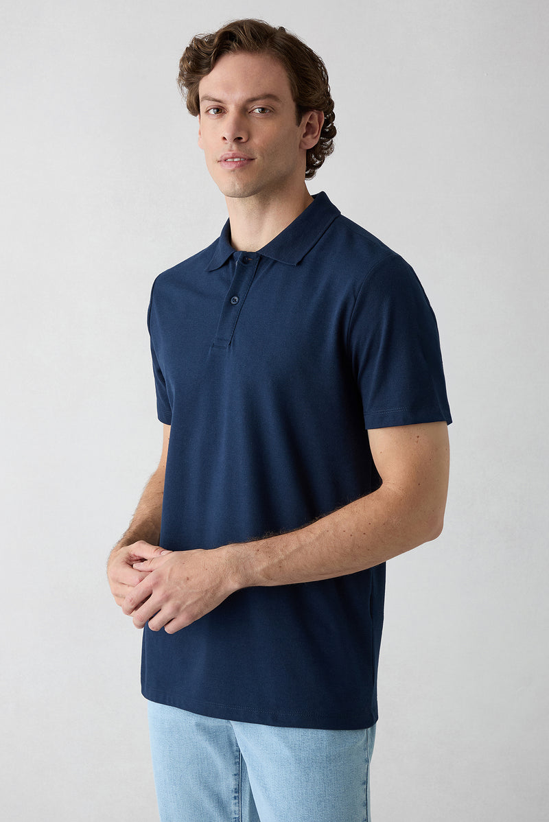 Orta Boz Uzun Kol Regular Fit Non Iron Saten Klasik Pamuk Gömlek