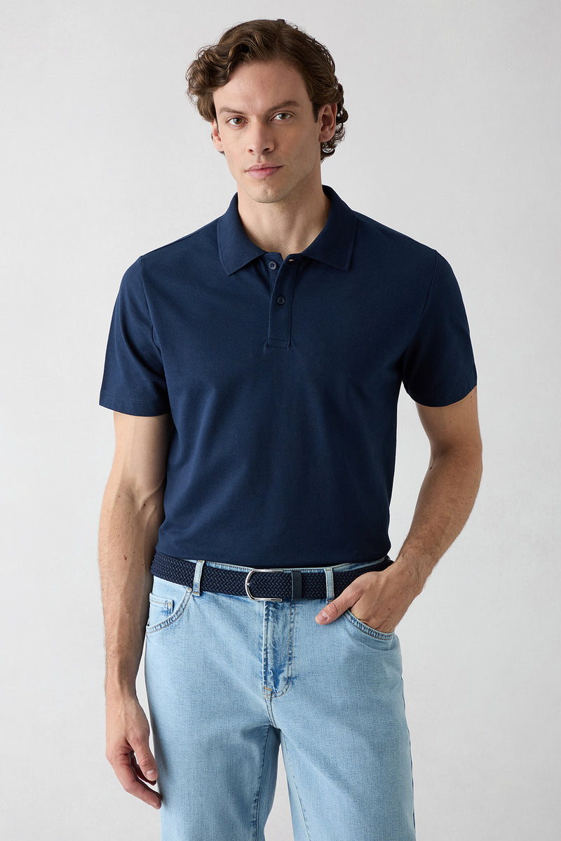 Orta Boz Uzun Kol Regular Fit Non Iron Saten Klasik Pamuk Gömlek