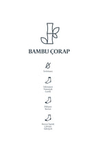 Tünd Dəniz Tək Bambuk Qarışığı Laykra Dartıcı Sadə Corab