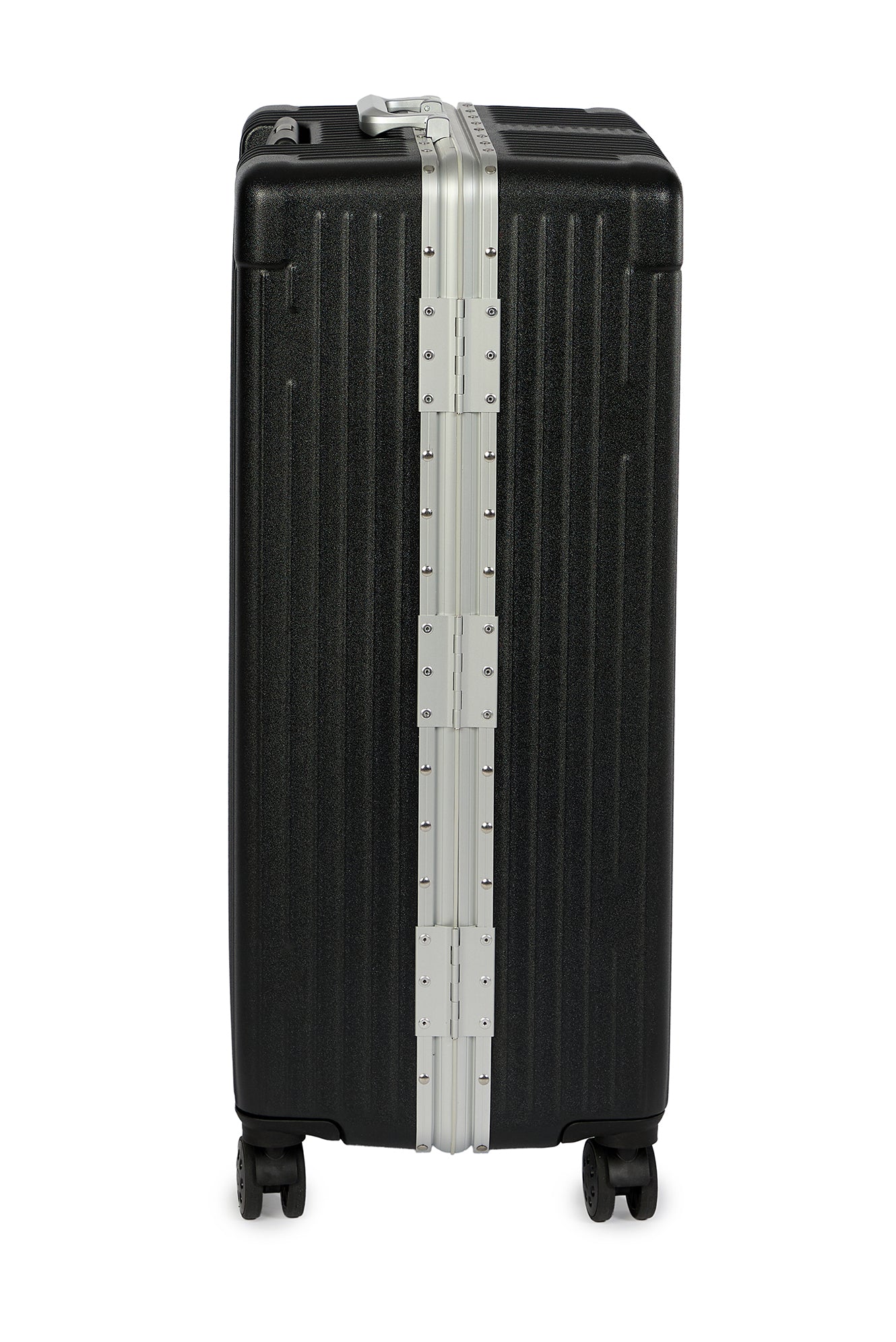 Qara Pc Böyük Zolaqlı Çamadan 79*47*34 Sm