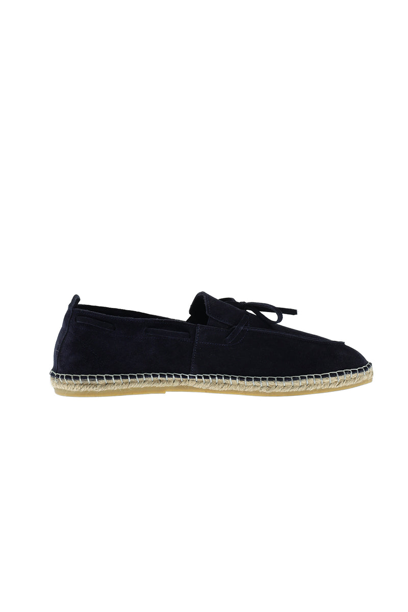 Orta Dəniz Qüvvələri Zamşa Espadrille Dəri Ayaqqabılar