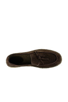 Orta Qəhvəyi Zamşa Espadrille Dəri Ayaqqabılar