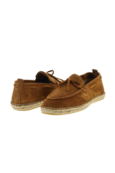 Taba Zamşa Espadrille Dəri Ayaqqabılar