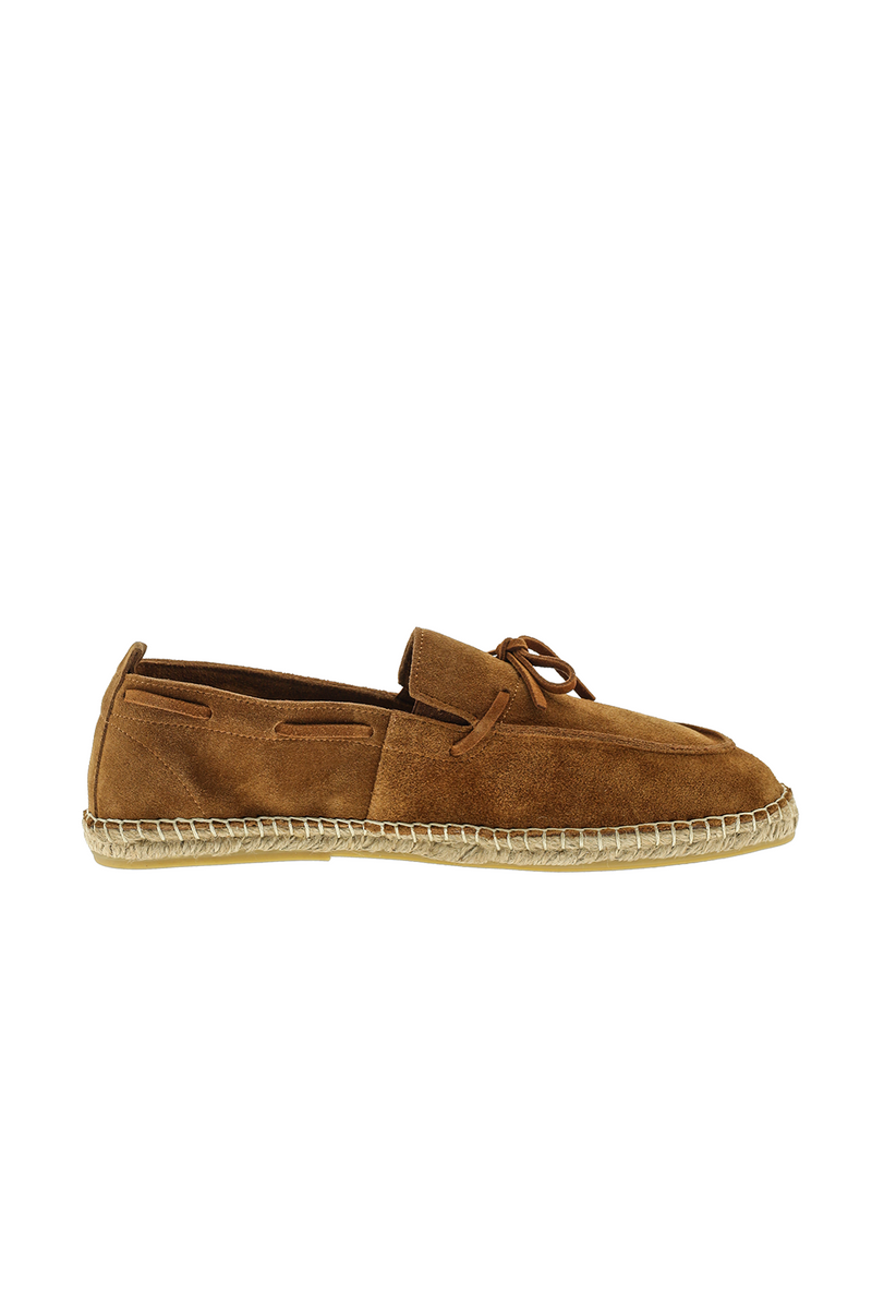 Taba Zamşa Espadrille Dəri Ayaqqabılar