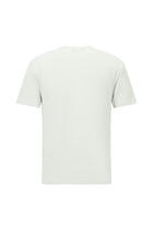 Sınıq Ağ Crew Neck Slim Fit naxışlı futbolka