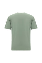Çağla Yaşılı Crew Neck Slim Fit naxışlı futbolka