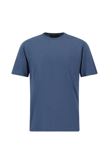 İndiqo Crew Neck Adi Fit Naxışlı Modal Qarışıq Futbolka