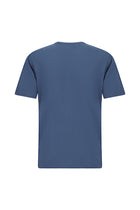 İndiqo Crew Neck Adi Fit Naxışlı Modal Qarışıq Futbolka