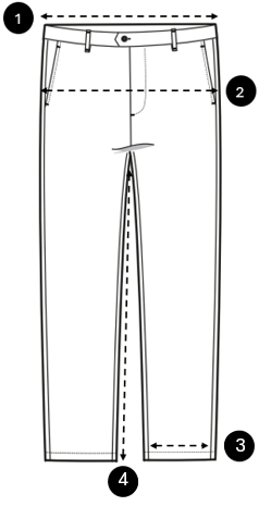 Chino Regular Fit Şalvar Size Guide