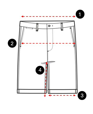 Regular Fit Şort Chino Size Guide