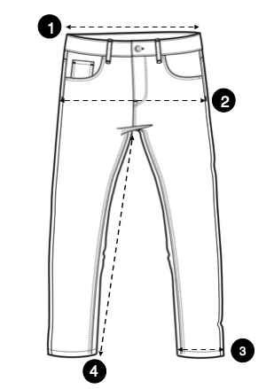 5 Cep Regular Fit Şalvar Size Guide