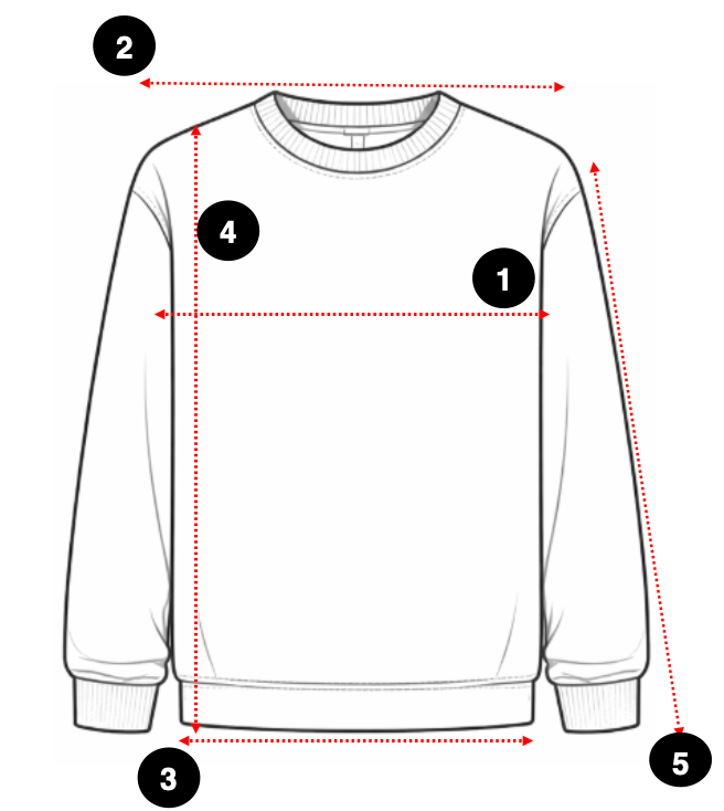Svitşört Size Guide