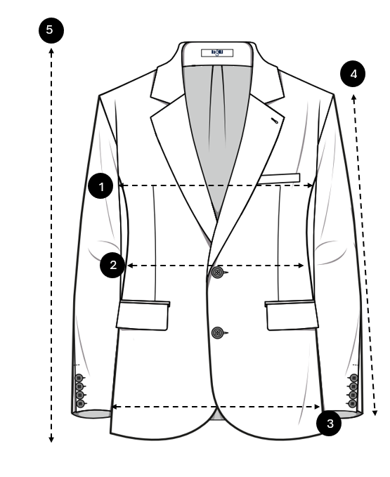 Relaxed Fit-4 Drop Jacket Size Guide